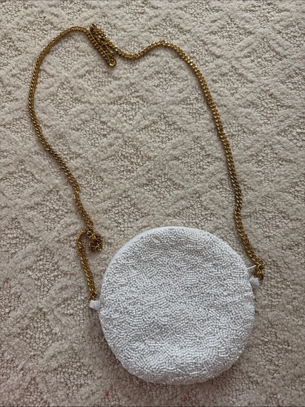 Maddie Rainbow Crossbody Bag with Gold Chain